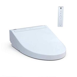 lot 37424 image: TOTO SW3084#01 WASHLET C5 Electronic Bidet Toilet Seat with PREMIST and EWATER Wand Cleaning, Elongated, Cotton White - Retail $400.47