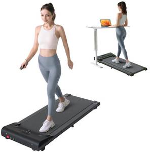 lot 37426 image: UMAY Lightweight Small Under Desk Treadmill Walking Pad - Only 40 LBS, Portable Mini Treadmill for Home Office, Compact Walking Treadmill with Remote & APP Control - Retail $169.99