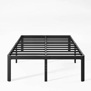 lot 37433 image: Nordicbed 18 Inch High Heavy Duty Full Size Bed Frame Metal, Platform Bed Frame Full Size No Box Spring Needed, Noise Free, Easy Assembly, Black