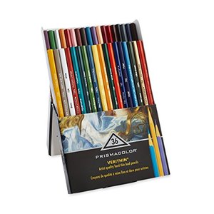 lot 37447 image: Prismacolor Premier Verithin Colored Pencils, Adult Coloring, 36 Pack