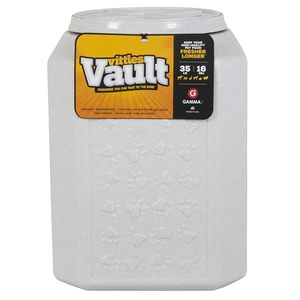 lot 37459 image: Gamma2 Vittles Vault Dog Food Storage Container With Airtight Lid, Up To 30-35 Pounds Dry Pet Food Storage, Made in USA