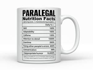 lot 37481 image: Paralegal Definition Coffee Mug Funny Gift ideas for Men for Women College Grad Birthday Retirement Cup