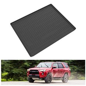 lot 37483 image: KIWI MASTER Cargo Trunk Mat Compatible for 2010-2024 Toyota 4Runner Accessories Replace OEM # PT218-89112 All Weather Trunk Liner TPE Slush Mats Black (NO 3rd Row Seats)