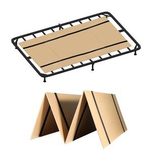 lot 37484 image: Imperius Foldable Box Spring, Bunkie Board, Bed Support Slats, Bed Boards for Under, Twin (Twin- (60x30))