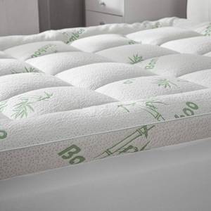 lot 37526 image: Cooling Rayon Bamboo Mattress Topper Queen Size with 8-21 Deep Pocket Mattress Pad for Back Pain Pillow Top Mattress Cover Quilted Mattress Protector with 1200 GSM Down Alternative Fill (60x80)