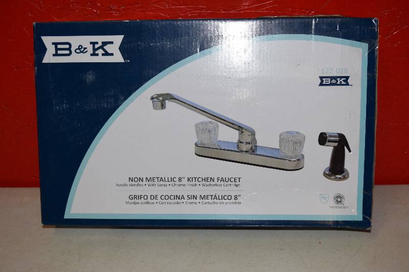 lot 17 image: B&K Non Metallic Kitchen Faucet