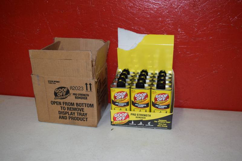 lot 27 image: 12 Bottles Goof Off Pro Strength Remover