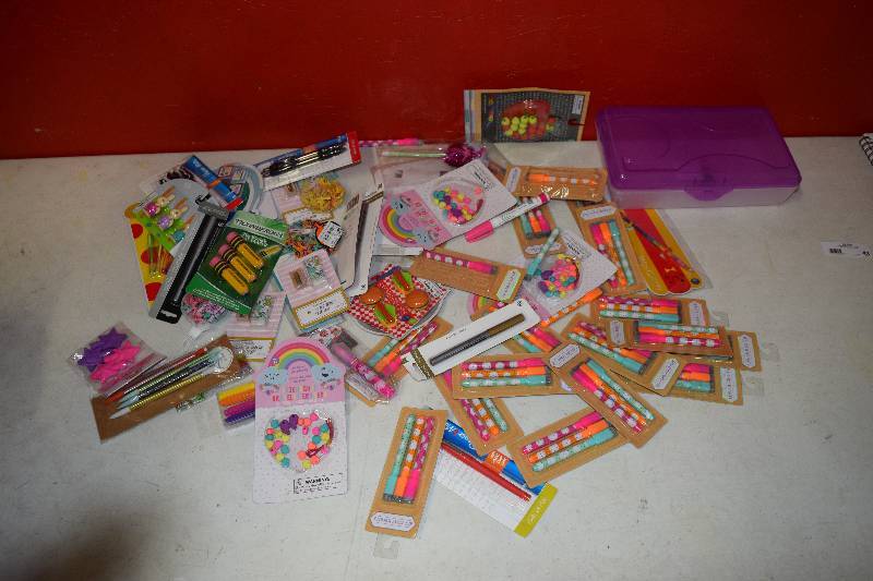 lot 43 image: Pens, Pencils, Erasers and Markers