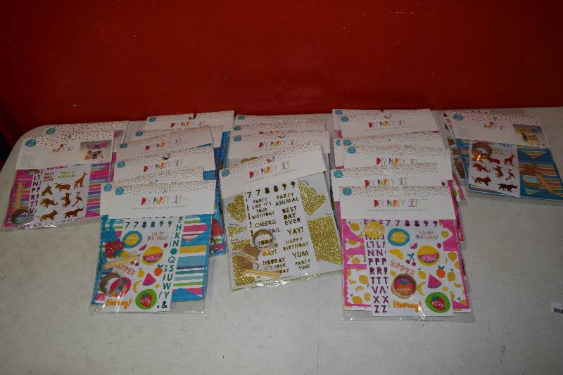 lot 53 image: 22 DIY Party Sets