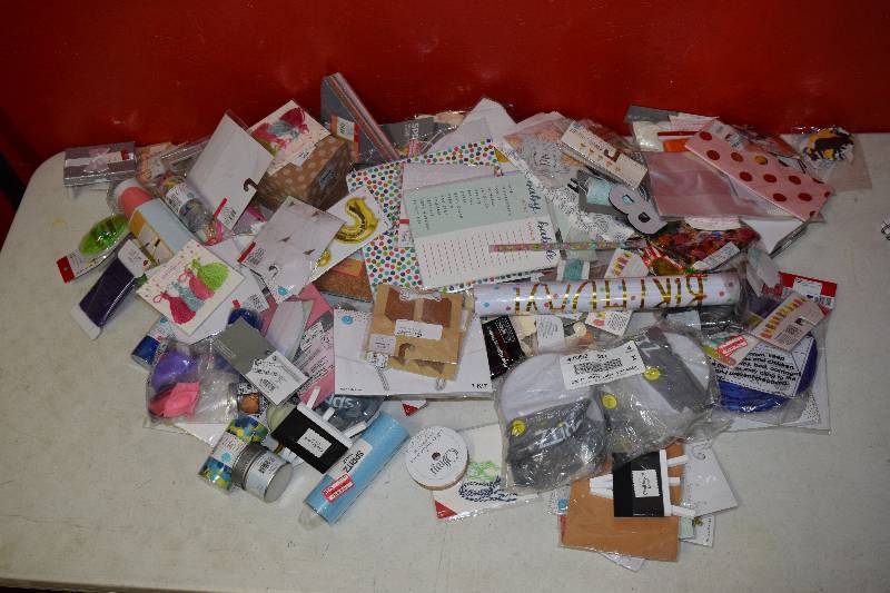 lot 65 image: Miscellaneous Party and Craft Supplies