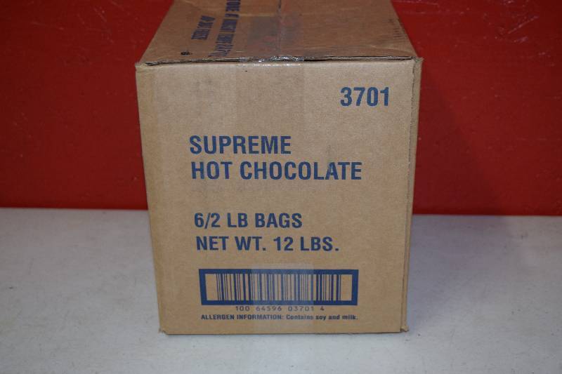 lot 75 image: 6 Bags Supreme Hot Chocolate Mix