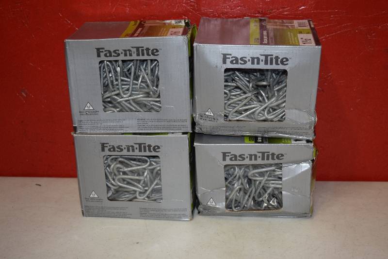lot 89 image: 4 Boxes Fas-n-Tite Fence Staples