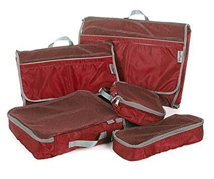 lot 98 image: TravelSmith Smart Pack Organizers 5 Piece Set