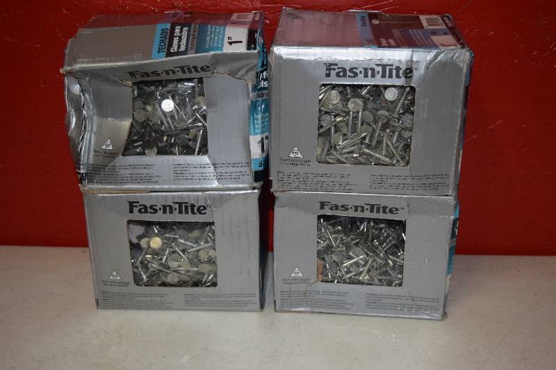 lot 92 image: 4 Boxes Fas-N-Tite Roofing Nails