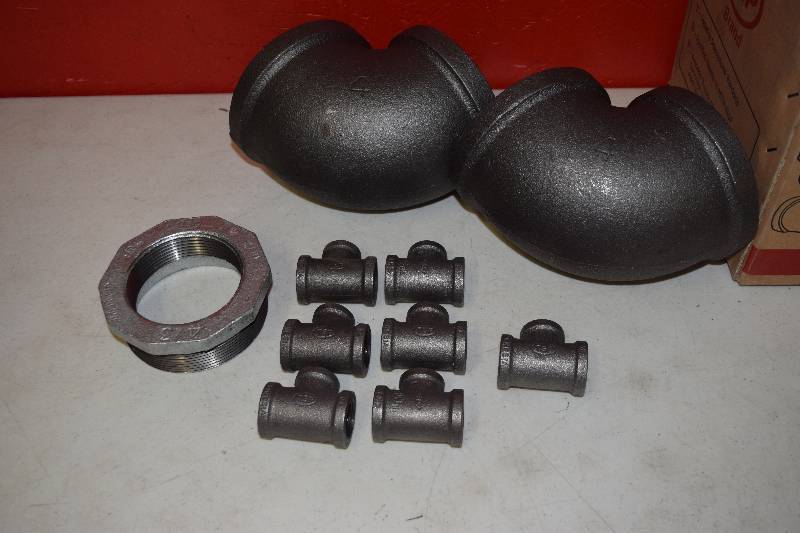 lot 101 image: TSP Malleable Iron Pipe Fittings