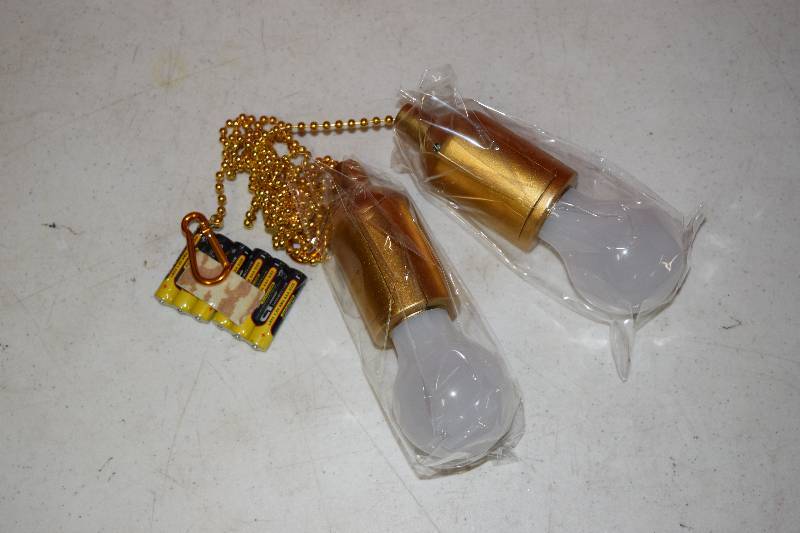 lot 123 image: Set of 2 Improvements Hanging LED Lights