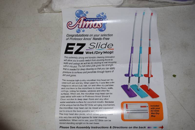 lot 130 image: Professor Amos EZ Slide WetDry Mop