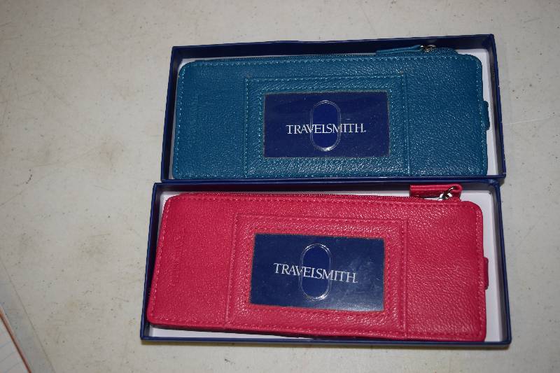 lot 144 image: 2 TravelSmith Credit Card Wallets