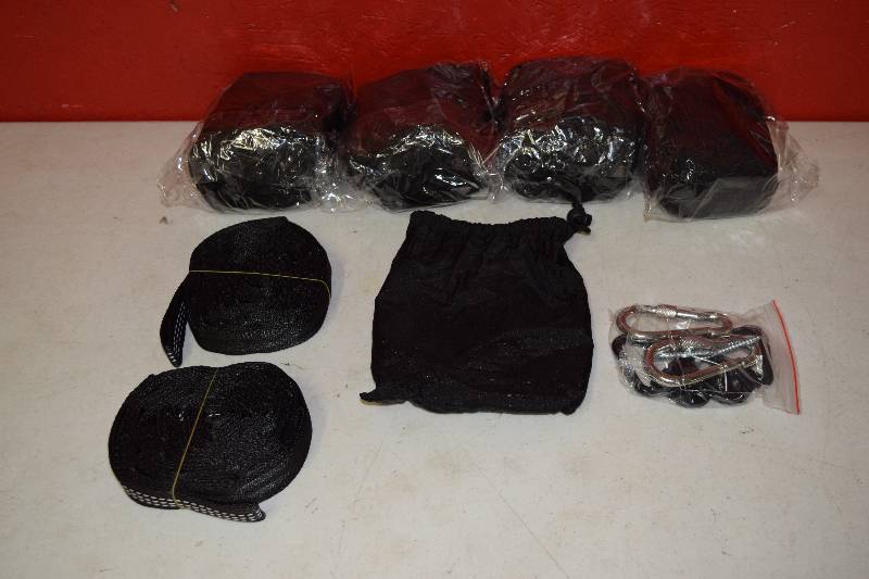 lot 205 image: 5 Premium Hammock Straps with Caribiners