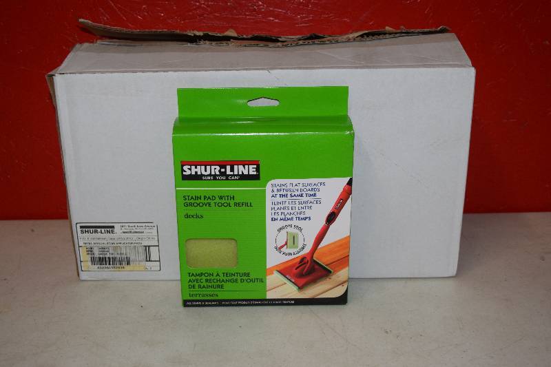 lot 233 image: 8 Boxes Shure-Line Stain Pad with Groove Tool Refills