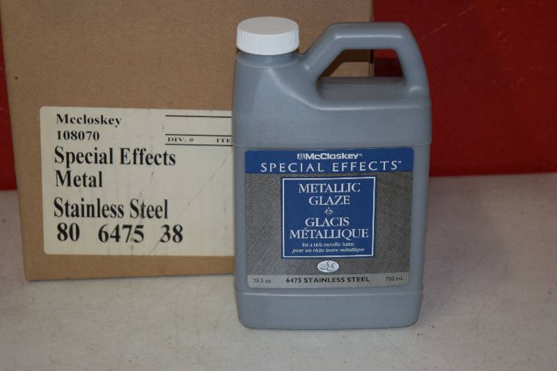 lot 219 image: 4 Bottles McCloskey Special Effects Metallic Glaze