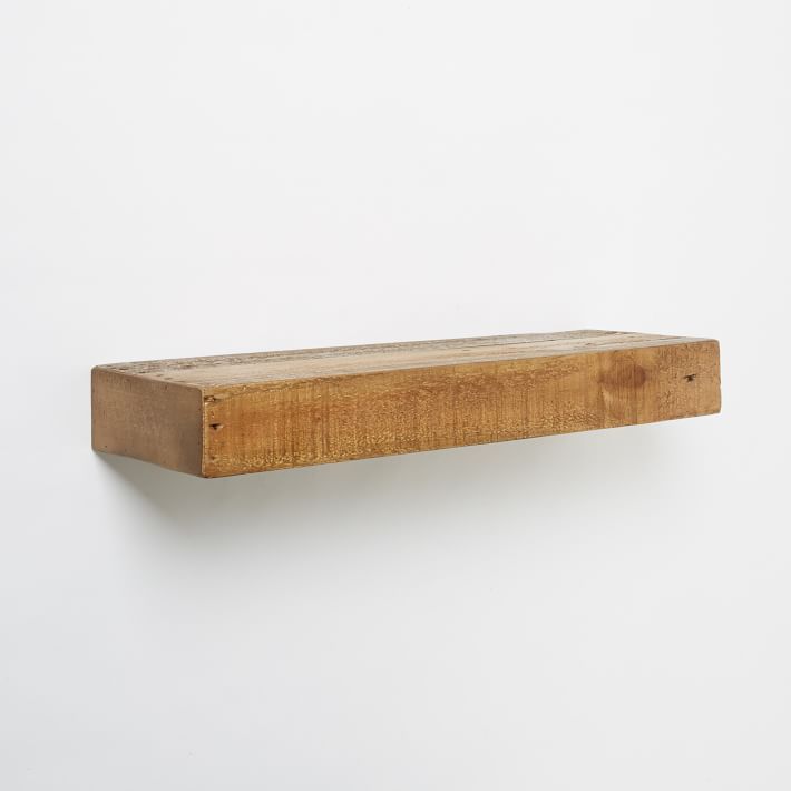 West Elm Reclaimed Pine Floating Shelf Belton All Star