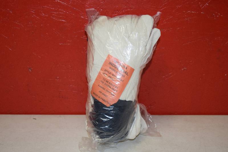 lot 244 image: 12 Pair Industrial Work Gloves