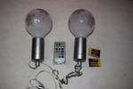 Pair of Indoor/Outdoor Hanging Bulbs with Remote Control