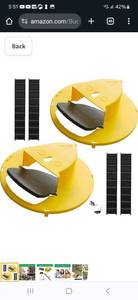 lot 1339 image: Mouse Trap Bucket Lid 5 Packs, Bucket Lid Mouse Rat Traps, Humane Mouse Rat Traps for Indoor Use, Automatic Reset Flip and Slide Mouse Trap, 5 Gallon Bucket Compatible