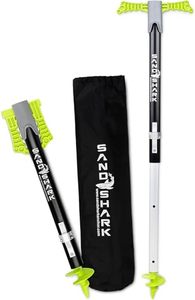 lot 1349 image: SandShark Supersport 2.0 Boat Anchor - Shallow Water Anchor Pole - Great Jet Ski Anchor, PWC Anchor, Pontoon Boat Accessories for Beach and Sandbar - Adjusts 29-48 wCase