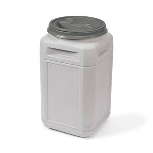 lot 2185 image: Mighty Tuff 13 Gallonup to 54 Pound Pet Food Storage Container with Airtight Lid and Built-In Handles for Easy Transport, Made for Durable and Versatile Storage