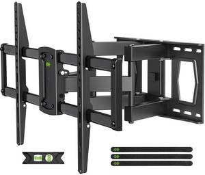 lot 3143 image: Full Motion Mount, USX MOUNT Wall Mount for Most 42-86 inch TVs, Holds up to 120lbs, Max VESA 600x400mm, Swivel TV Bracket with Dual Articulating Arms Tilt Rotation Fits 16 Wood Stud