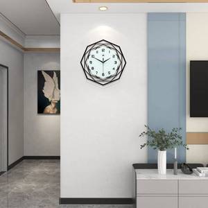 lot 3164 image: JUJUDA Large Wall Clock for Living Room Decor Modern Big Wall Clock for Kitchen Bedroom Home Decoration Extra Giant Black Wall Clock Battery Operated for Dining Room Bathroom Office Decorative 15 Inch