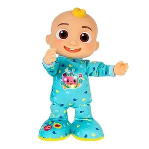 lot 3180 image: CoComelon Dancing JJ Feature Doll - Learn to Dance with Lights, Sounds, Songs, Freeze Dance, and More Move Groove 14�� Toys for Babies, Toddlers, Preschoolers