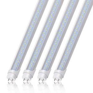 lot 3184 image: Kihung T8 LED Bulbs 4 Foot Type B Dual-Ended Power, Compatible with T8 T10 T12 Tubes, Remove Ballast, G13 Base, 24W 3120LM 6000K Daylight White, 4ft Led Light Bulbs Replacement, 4-Pack