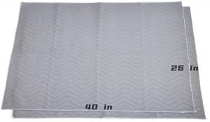 lot 3185 image: ZXCVB Large Dog Grass Pad with Tray, 41.3�27.8 in, 2-Packs Dog Potty Grass, Replacement Washable Pee Pads for Dogs, IndoorOutdoor Portable Potty Pet Loo