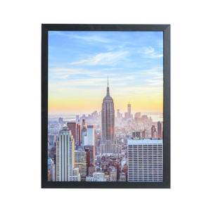 lot 3187 image: Frame Amo 18x24 Black Modern Picture or Poster Frame, 1 inch Wide Border, Smooth Wrap Finish, Acrylic Face