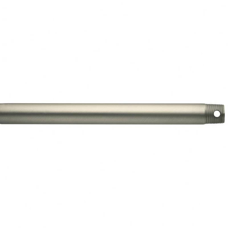 lot 4902 image: Kichler 360004NI Accessory Fan Down Rod 48-Inch, Brushed Nickel