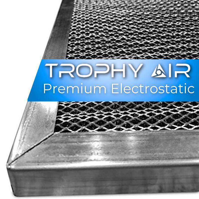 lot 2897 image: Trophy Air Washable Electrostatic HVAC Furnace Air Filter, Lasts a Lifetime, 6 Stage Permanent Air Filter, Healthier Home or Office, Made in The USA - Increases Airflow (24x30x1)