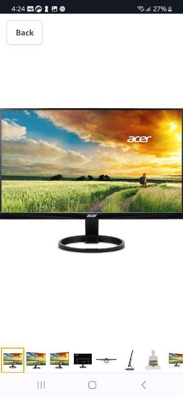 lot 1069 image: monitor with support