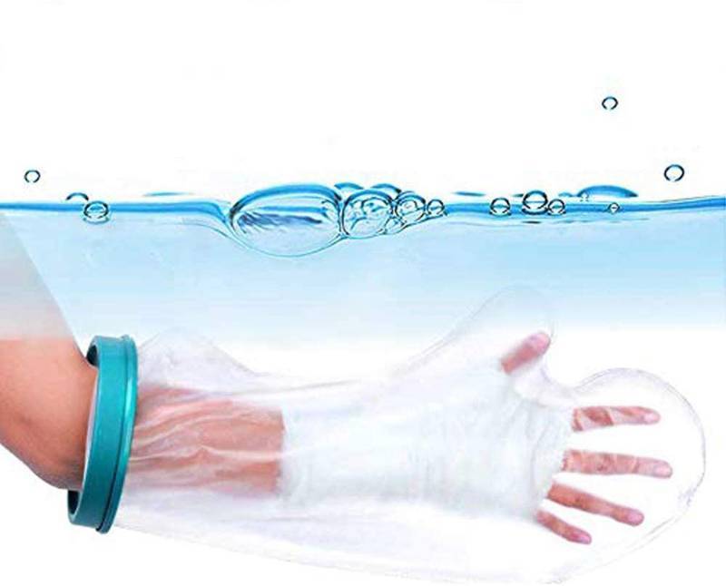 lot 2834 image: VESKIMER 2024 Upgraded 100% Waterproof Arm Cast Cover for Shower, Bath - Reusable Cast Protector, Cast Bag, Cast Sleeve - Watertight Protection for Broken Hands, Fingers, Wrists, Arms