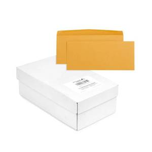 lot 1561 image: Blue Summit Supplies 500#12 Envelopes with Gummed Seal, 11�� x 4.75��, Brown Manila Oversize Envelopes, 24lb Kraft Paper, 500 Pack