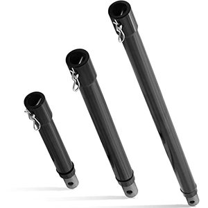 lot 1581 image: TCBWFY 3 Pack Auger Extension Drill Bits (8, 12, 20 Length) Extension Earth Ice Auger Extension Set Post Hole Digger Replacement Compatible to 34 Shaft
