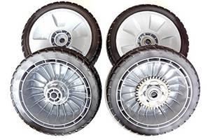lot 2405 image: Honda HRR Wheel Kit (2 Front 44710-VL0-L02ZB, 2 Back 42710-VE2-M02ZE)