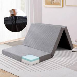 lot 2428 image: Hcore Folding Mattress Twin XL, 4 Inch Foldable Trifold Memory Foam Mattress with Bag, Portable Mattress Topper for Floor, Camping, Guest, CertiPUR-US Certified, 80x 38 x4