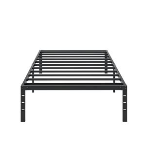 lot 2431 image: NEW JETO Metal Bed Frame-Simple and Atmospheric Metal Platform Bed Frame, Storage Space Under The Bed Heavy Duty Frame Bed, Sturdy Twin Size Bed Frame, 18 Inch, Twin