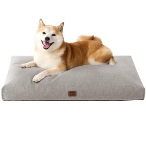 lot 3501 image: EHEYCIGA Shredded Memory Foam Dog Beds for Large Dogs, Orthopedic Large Dog Bed with Washable Removable Cover, Pet Bed Dog Mattress Dog Pillow
