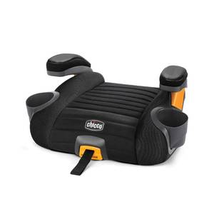 lot 3526 image: Chicco GoFit Plus Backless Booster Car Seat with LATCH Attachment and Quick-Release LATCH Removal, Portable Travel Booster Seat for children 40-110 lbs.  IronBlack