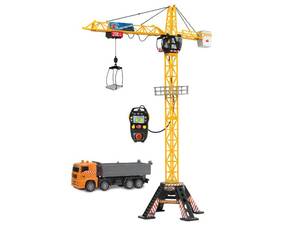 lot 3528 image: Dickie Toys 48 Mega Crane and Truck Vehicle and Playset