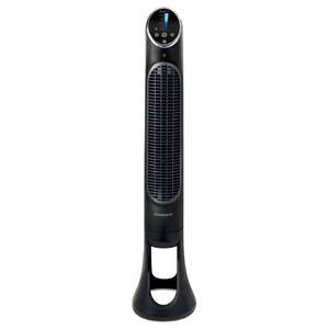 lot 3543 image: Honeywell QuietSet Whole Room Tower Fan-Black, HYF290B